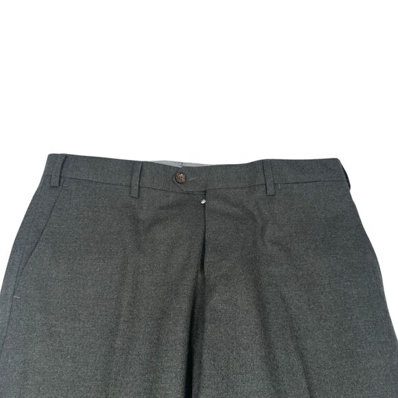 Marco Pescarolo Slim 80 Dress Pants Trouser Men’s 48 US 33 x 28 Charcoal Gray - Picture 3 of 11